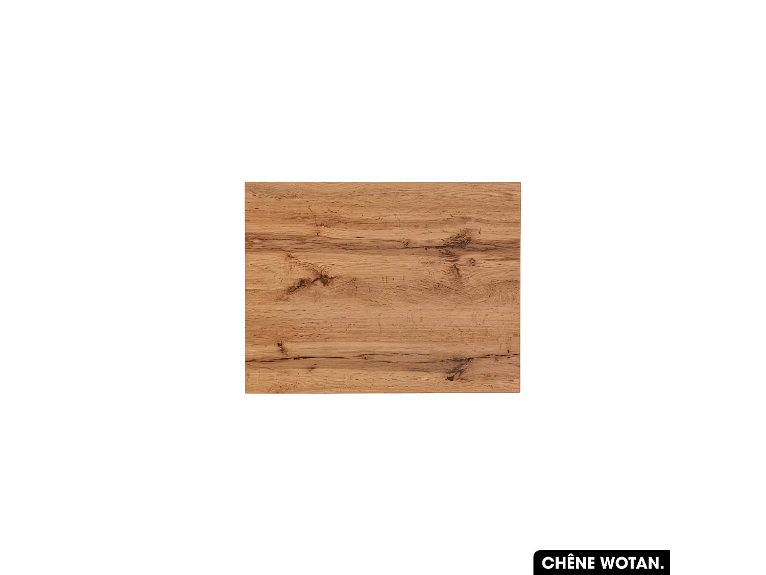 Plan de vasque en bois | CHÊNE WOTAN | L.60 x P.46,5 x H.2