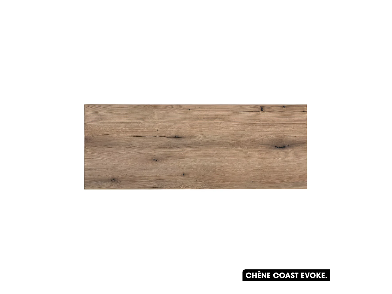 Plan de vasque en bois | CHÊNE COAST EVOKE | L.140 x P.46 x H.2,5