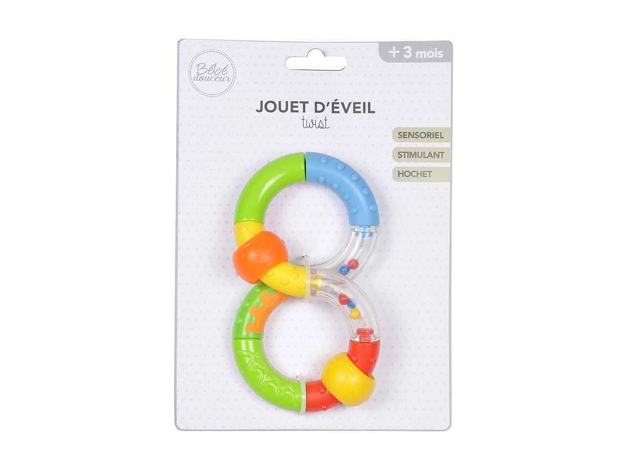 Jouet d'Éveil pour Bébé "Twist" 17cm Multicolore