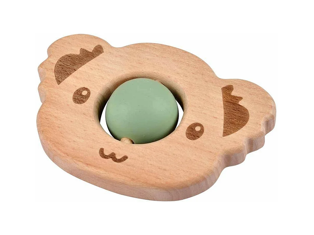 Jouet d'Éveil Bébé "Koala avec Boule" 8cm Vert