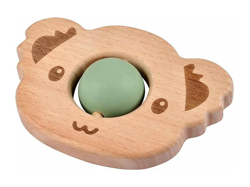Jouet d'Éveil Bébé "Koala avec Boule" 8cm Vert