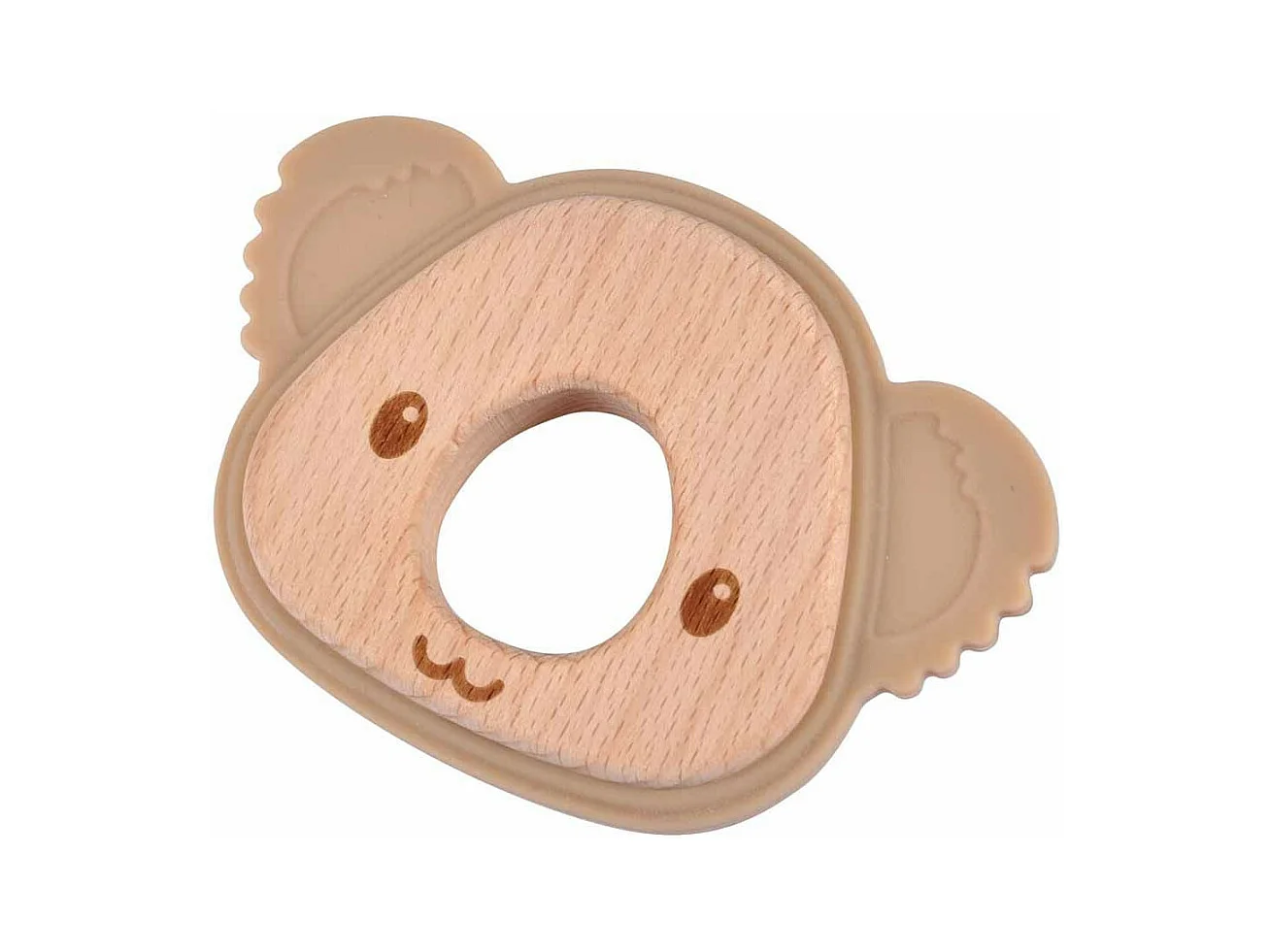 Jouet d'Éveil Bébé "Koala Oreilles" 7cm Naturel