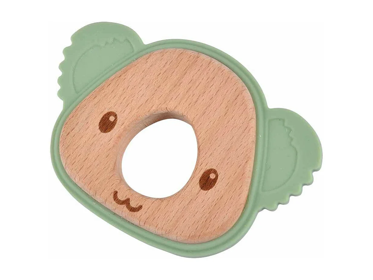 Jouet d'Éveil Bébé "Koala Oreilles" 7cm Vert