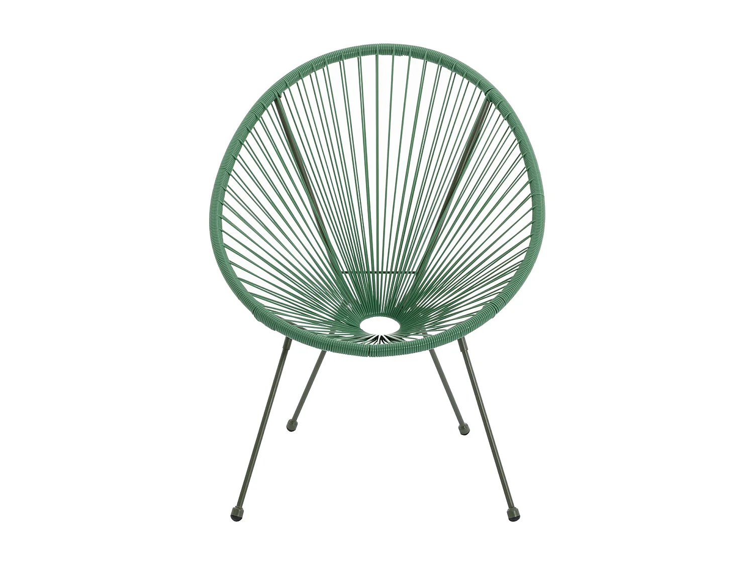 Gartensessel 2er-Set - Polyrattan - Kaki - ALIOS III von MYLIA