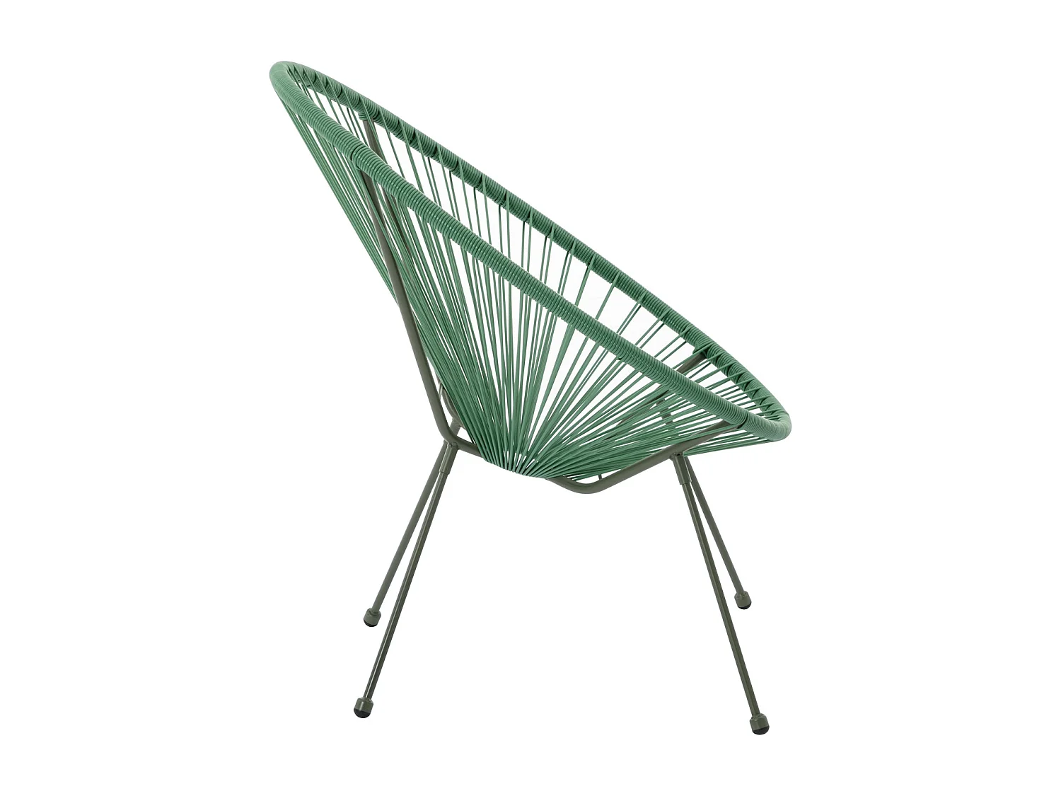 Gartensessel 2er-Set - Polyrattan - Kaki - ALIOS III von MYLIA