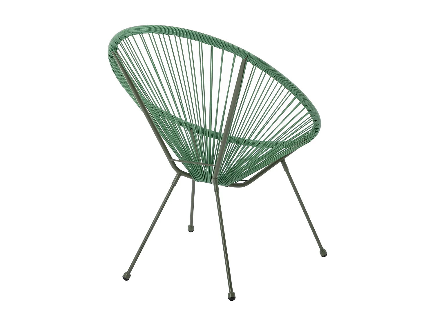 Gartensessel 2er-Set - Polyrattan - Kaki - ALIOS III von MYLIA