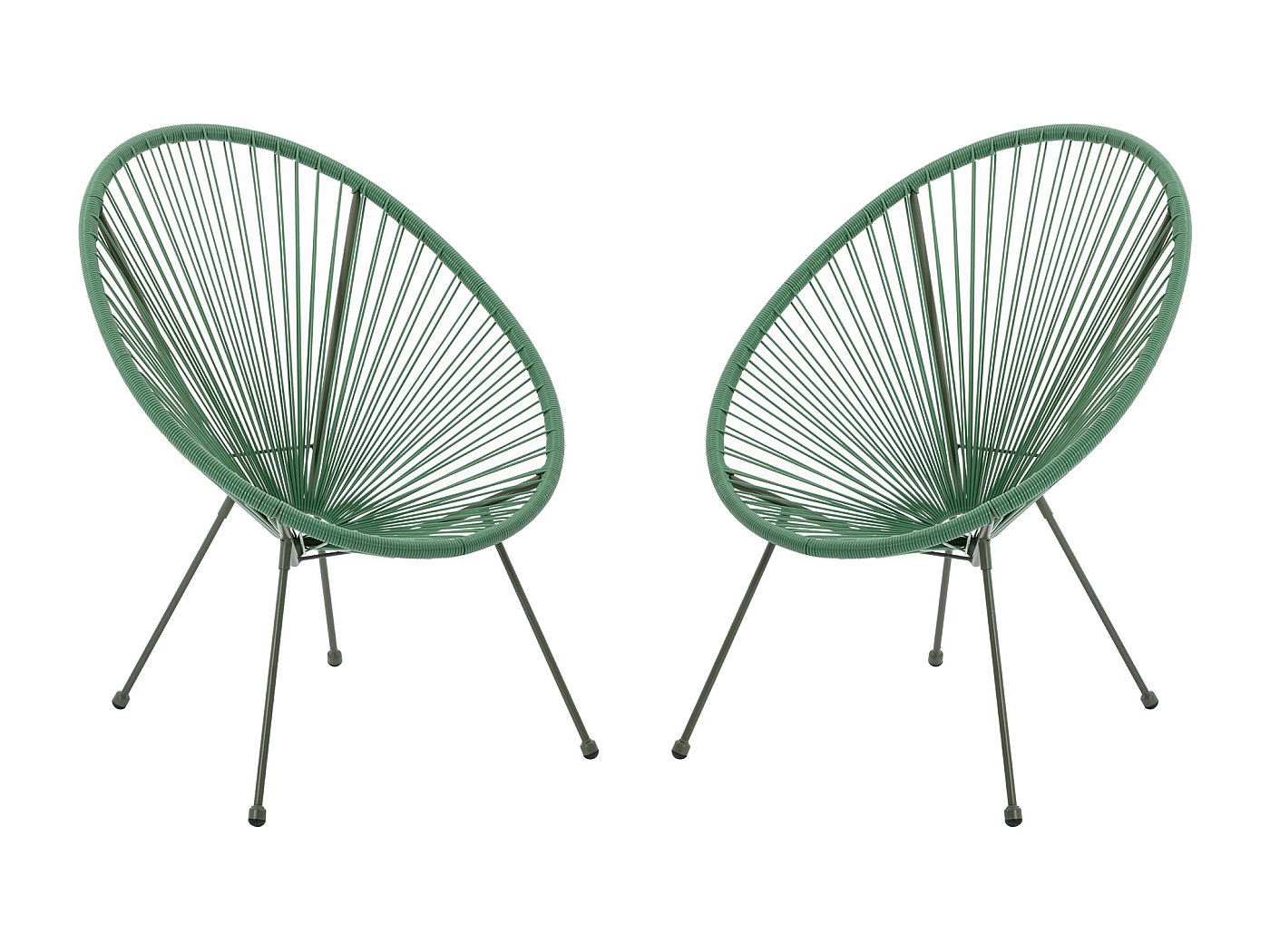 Poltrona In Plastica Per Esterno E Interno, Polipropilene Colorato Verde Chiaro - Per Giardino, Terrazzo O Sala Da Pranzo