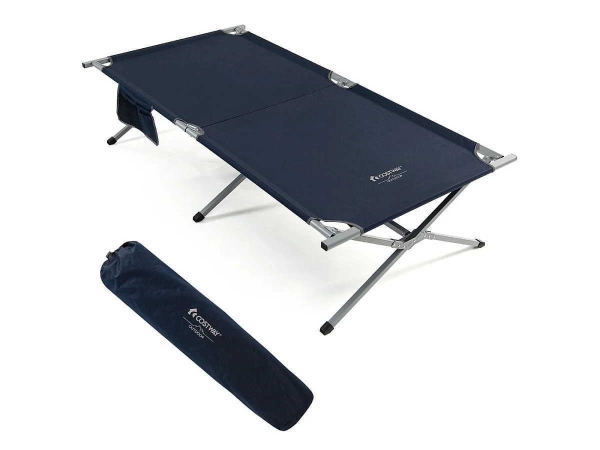 Klappbares Campingbett mit Tasche