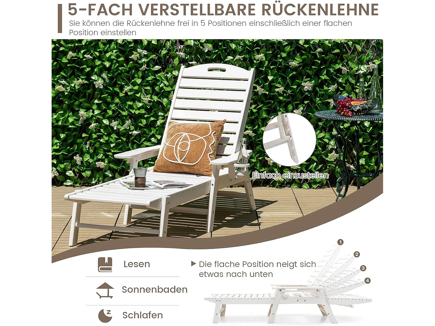 Sonnenliege wetterfester