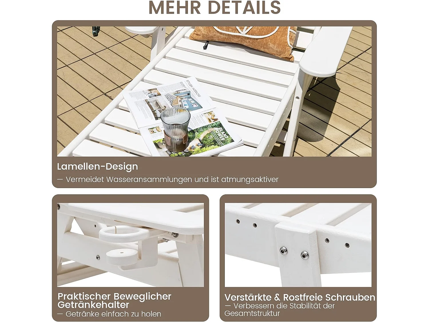 Sonnenliege wetterfester