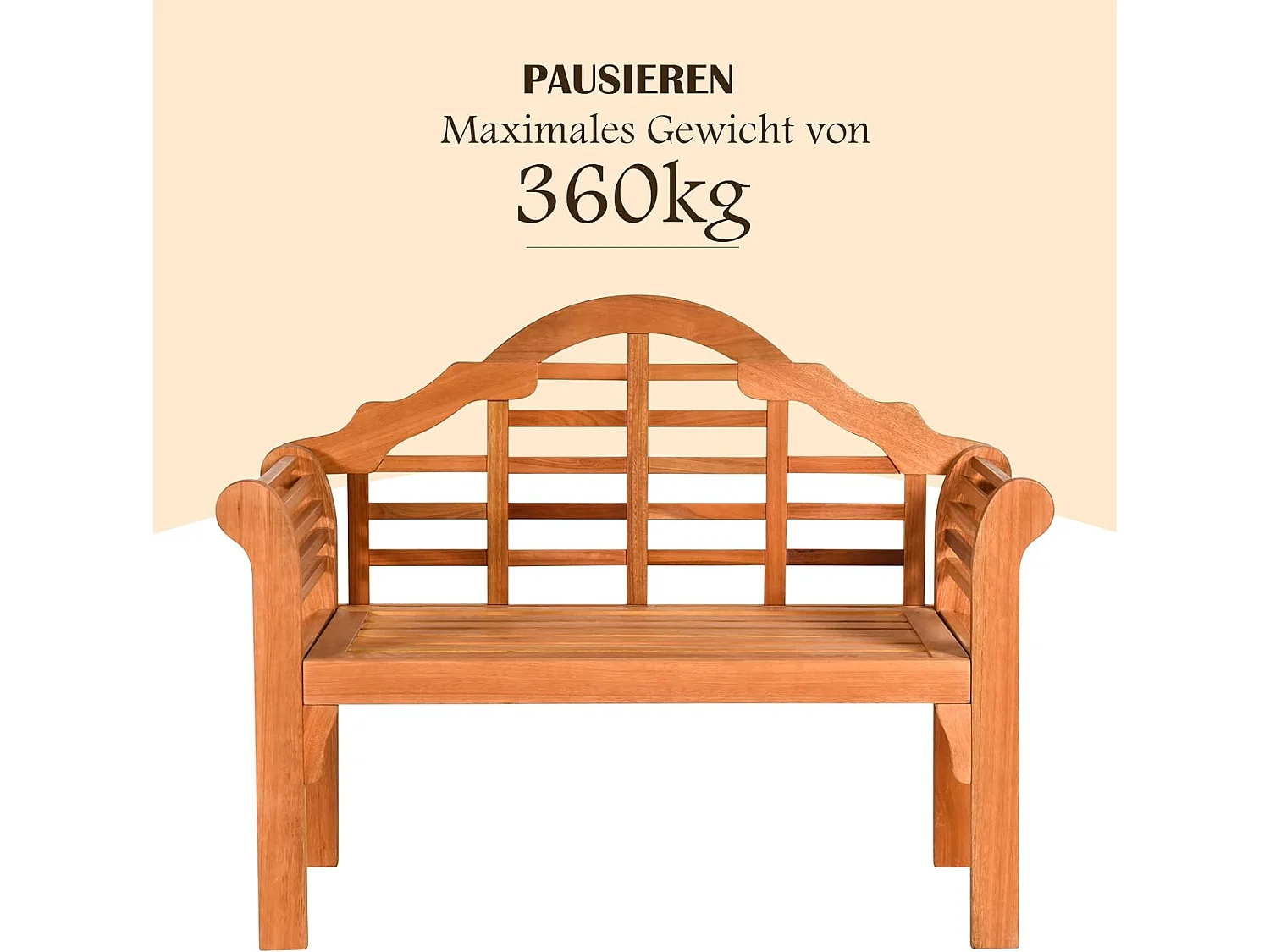 Gartenbank klappbar aus Eukalyptus