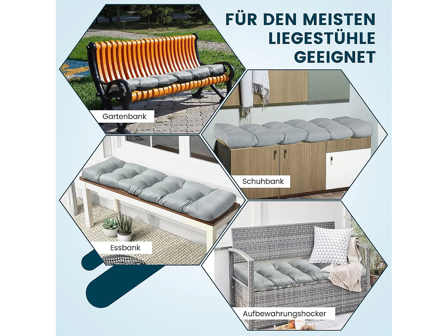 Bankauflage für Gartenbank ZB32090