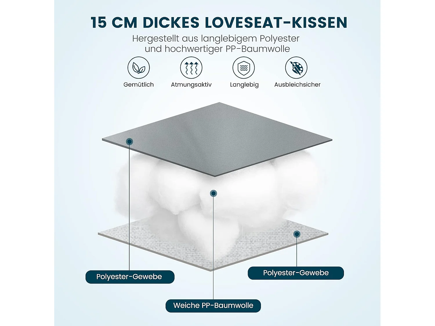 Bankauflage für Gartenbank ZB32090