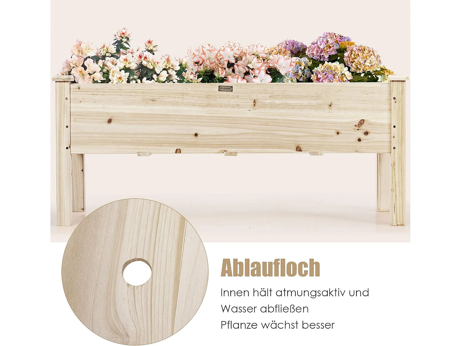 Hochbeet Pflanzbeet Pflanztrog