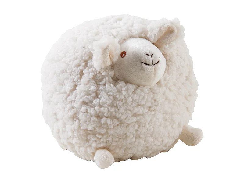 Mouton en laine blanc Shaggy Moyen modèle
