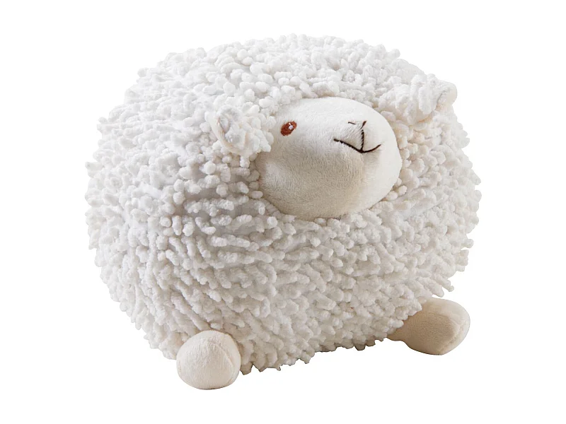 Schaf Plüschtier aus weißen Baumwolle "Shaggy"