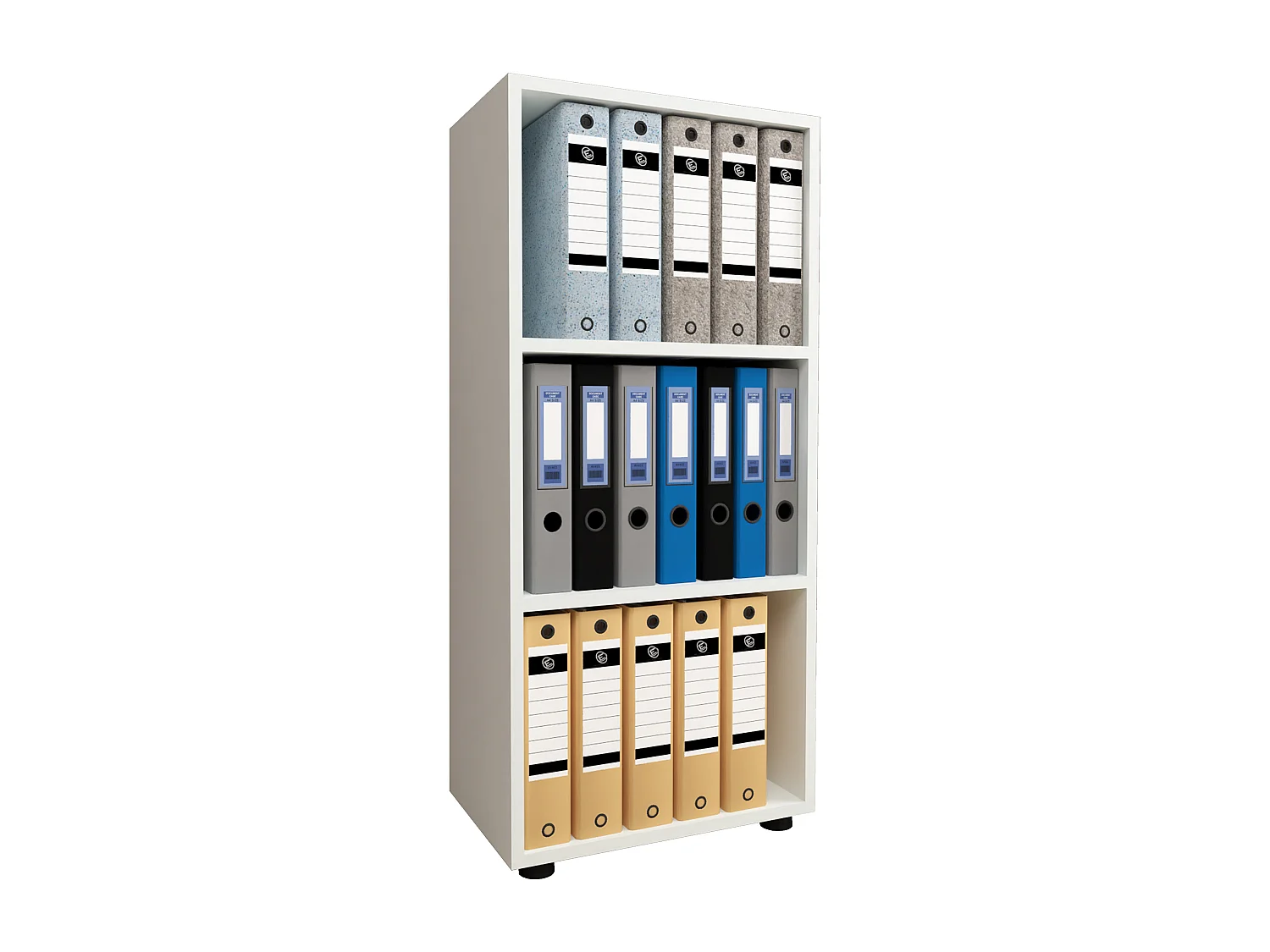 Holz Büro Regal Bücher Ordner Aktenregal Ulas 3f