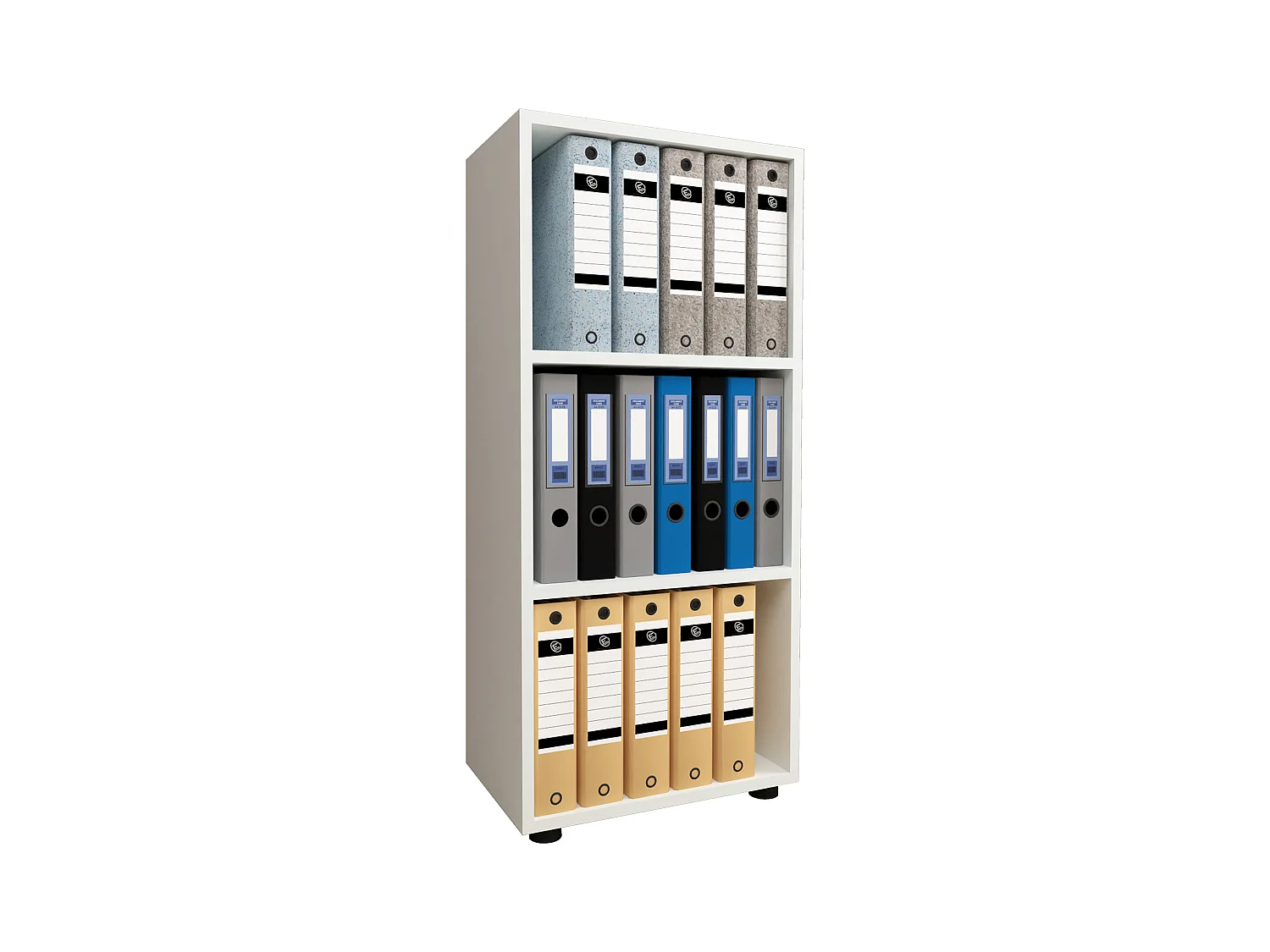 Office Shelf & Bookcase Ulas White H. 108 x W. 49 x D. 32 cm