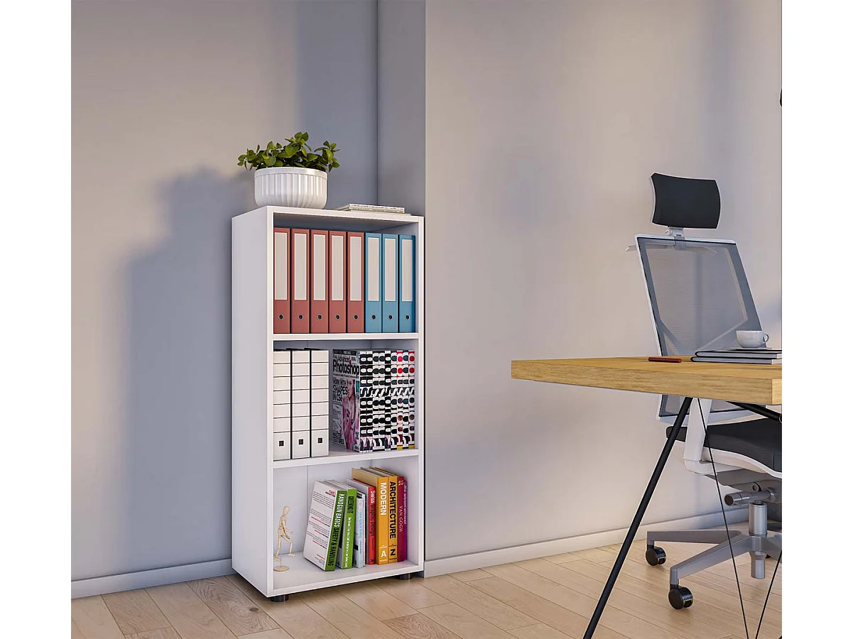 Holz Büro Regal Bücher Ordner Aktenregal Ulas 3f