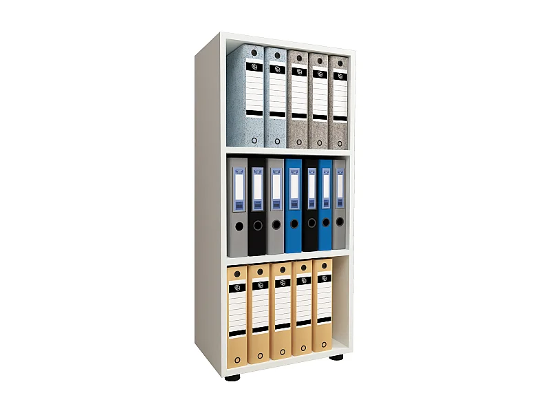 Office Shelf & Bookcase Ulas White H. 108 x W. 49 x D. 32 cm