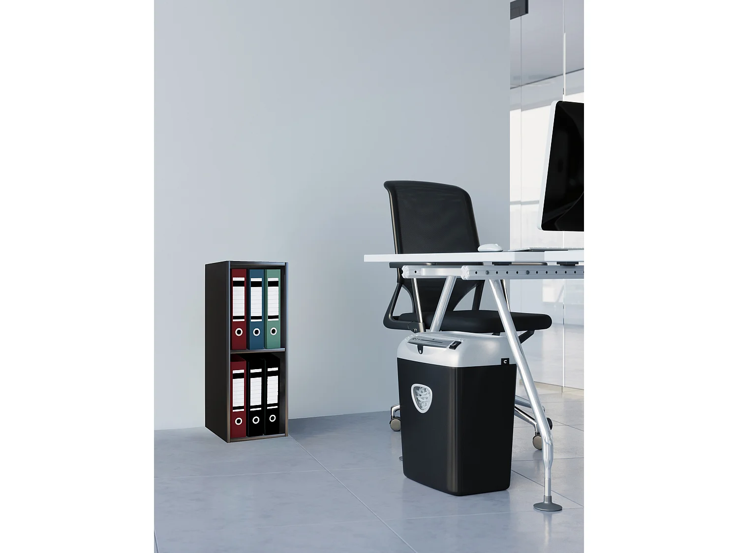 Holz Büro Regal Bücher Ordner Aktenregal Offas 2f