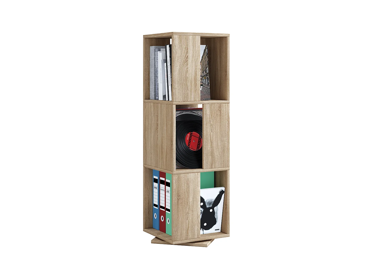 Office Shelf & Bookcase Stifta Sonoma Oak H. 109 x W. 34 x D. 34 cm