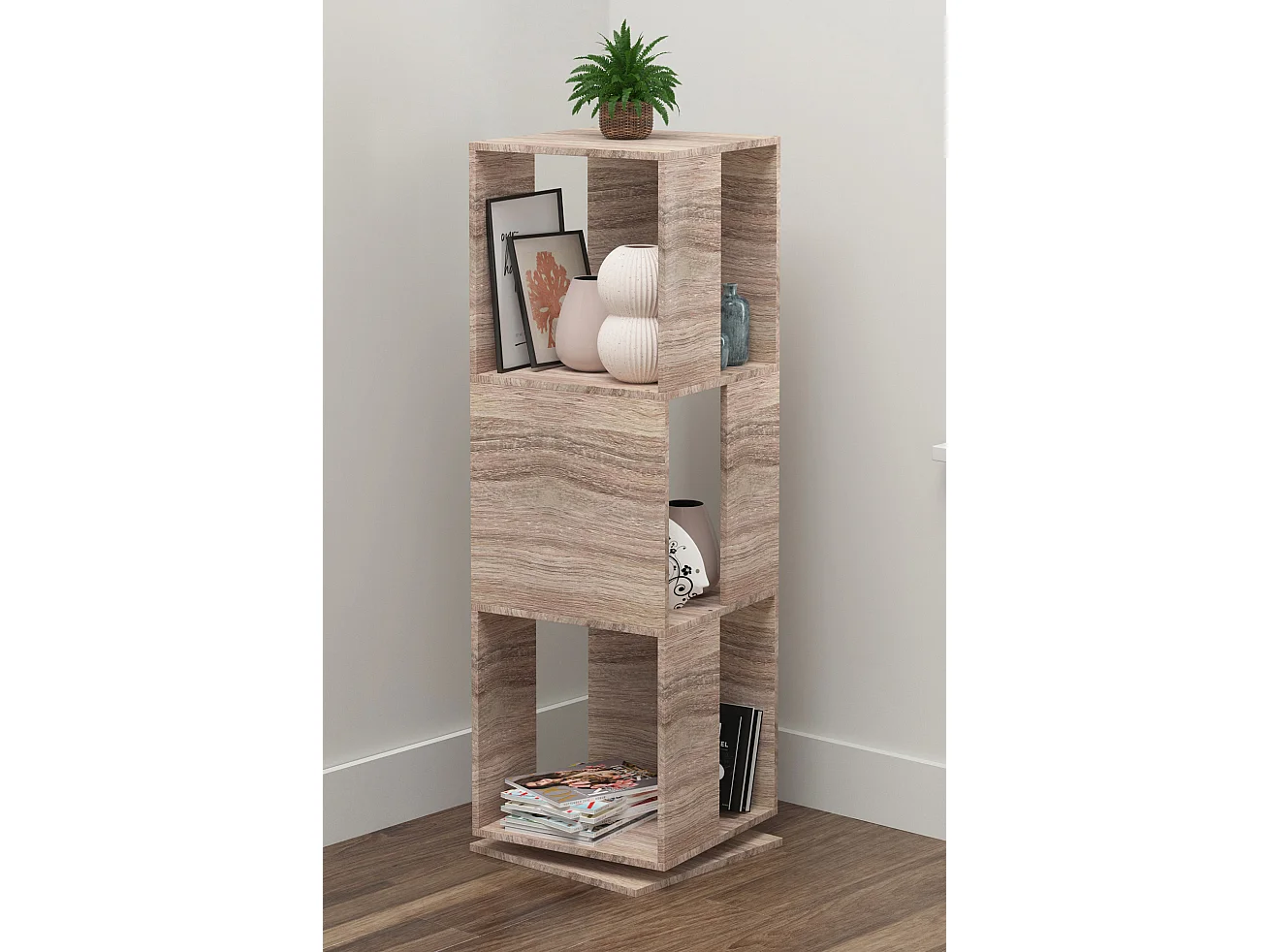 Office Shelf & Bookcase Stifta Sonoma Oak H. 109 x W. 34 x D. 34 cm