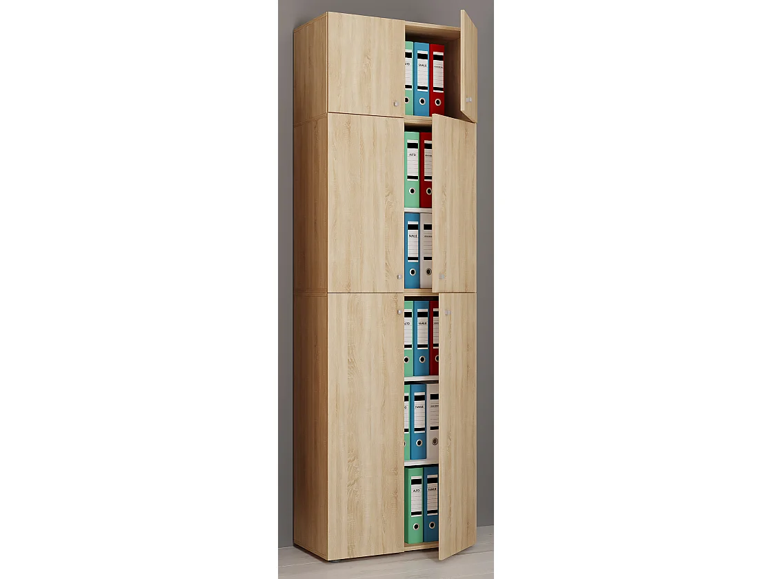 XXL Büroschrank Aktenschrank Schrank Lona 5fach A