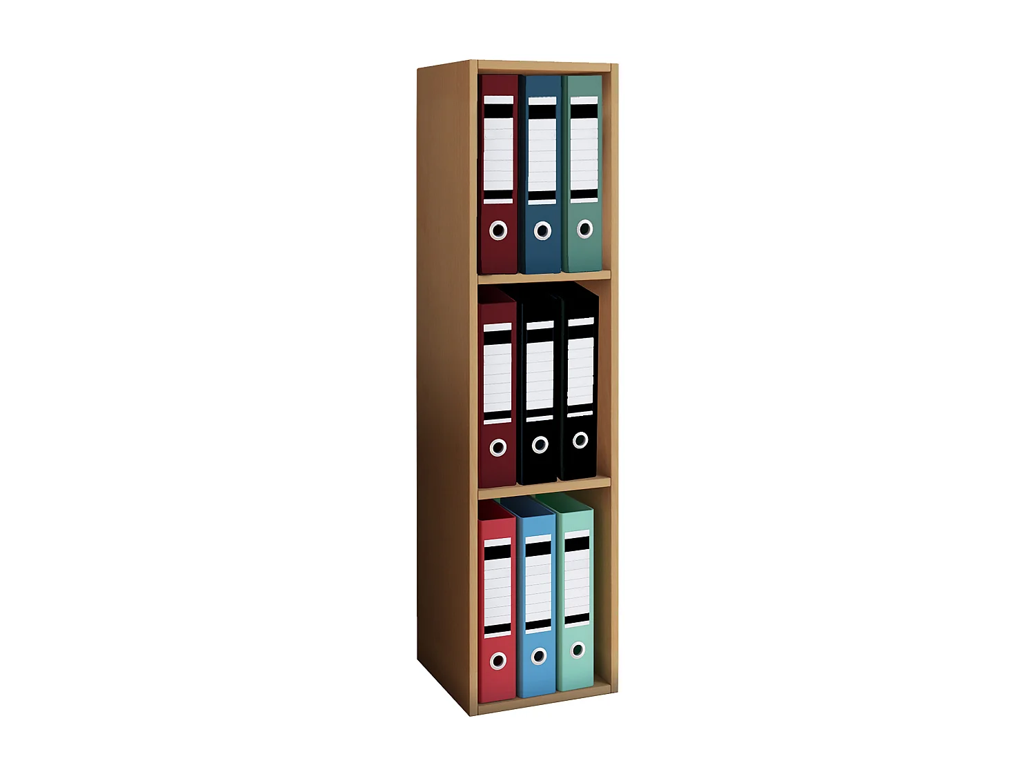 Holz Büro Regal Bücher Ordner Aktenregal Offas 3f