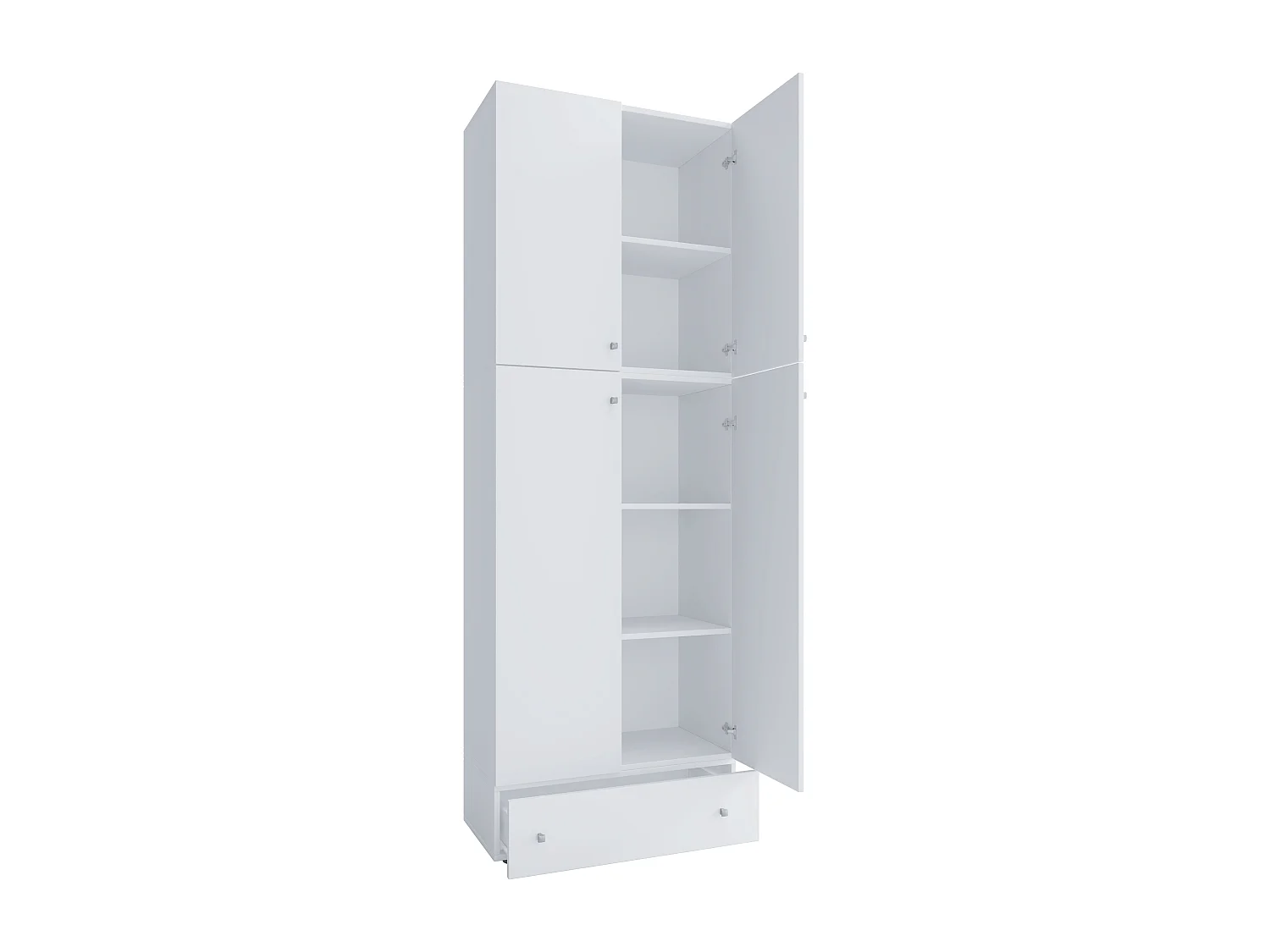 Office cabinet Lona White H. 200 x W. 70 x D. 39 cm