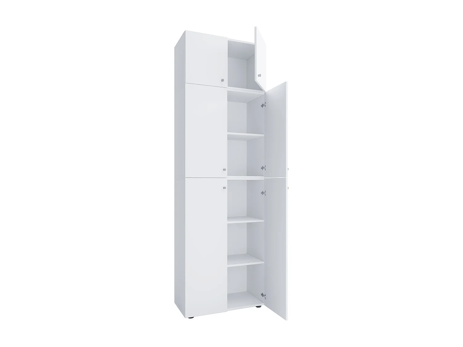 Office cabinet Lona White H. 223 x W. 70 x D. 39 cm