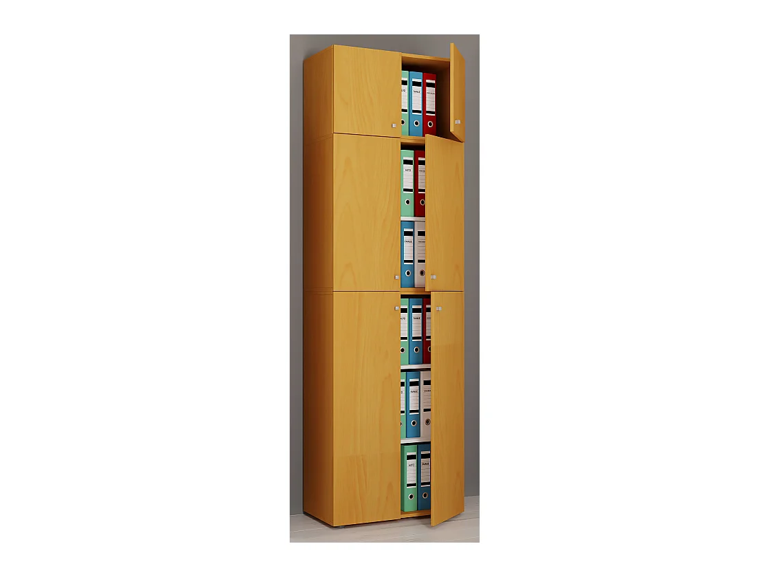 Office cabinet Lona Book H. 223 x W. 70 x D. 39 cm