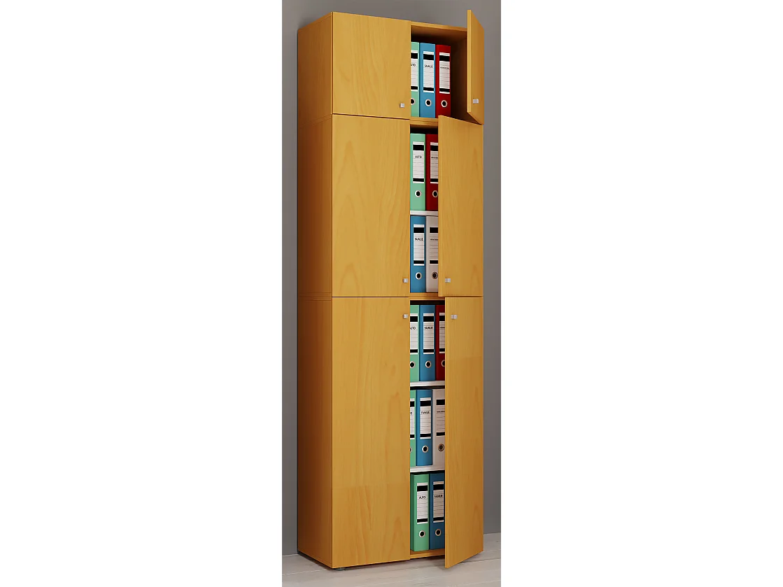 Office cabinet Lona Book H. 223 x W. 70 x D. 39 cm