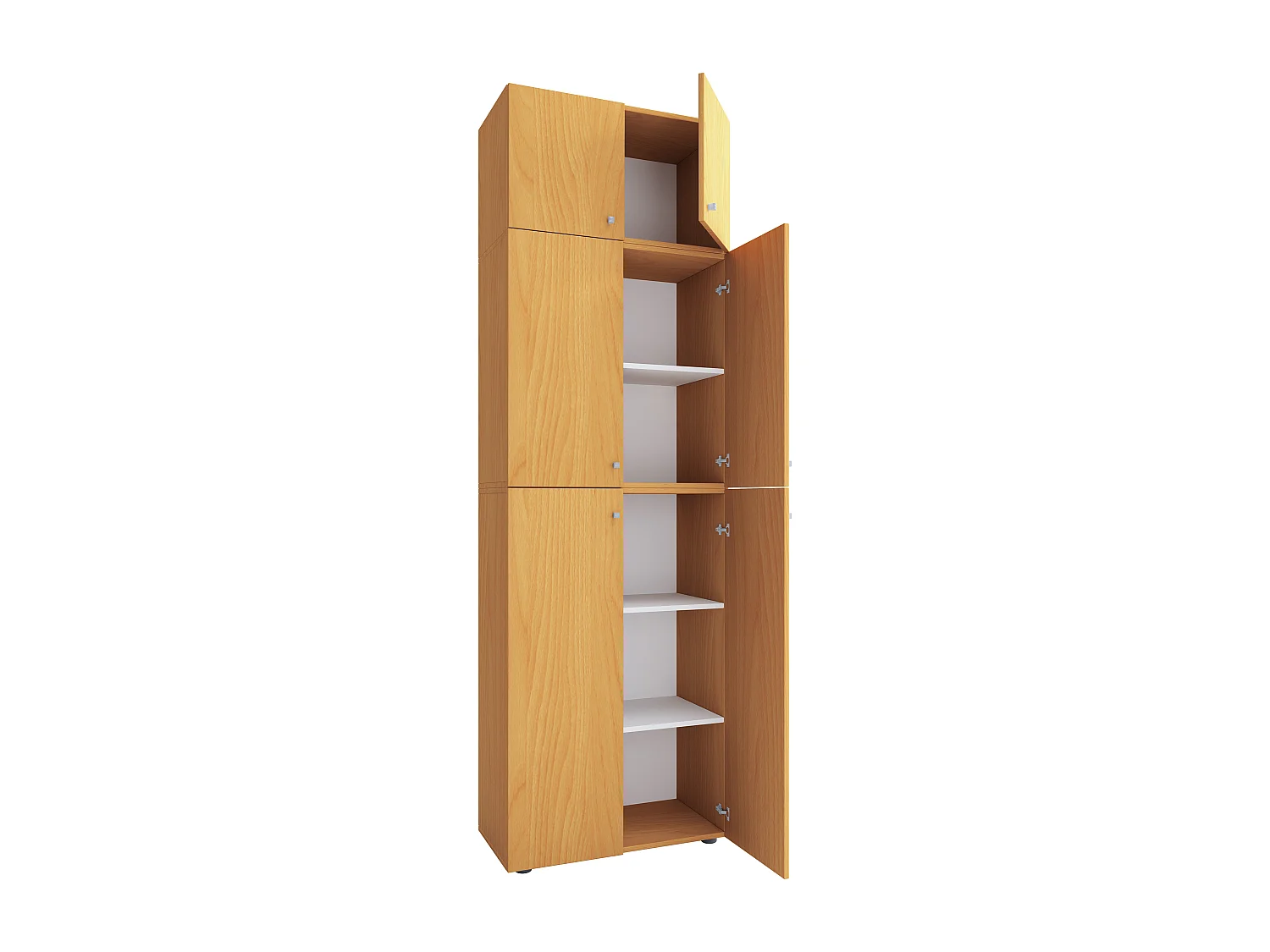XXL Büroschrank Aktenschrank Schrank Lona 5fach A