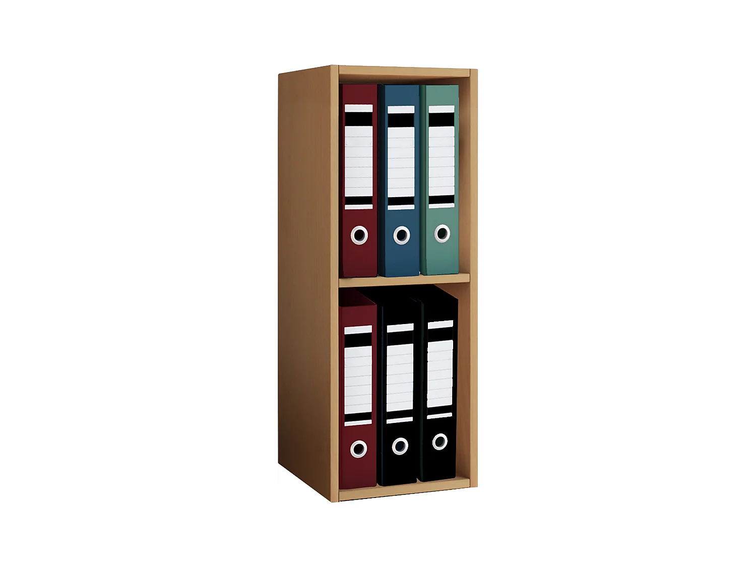 Holz Büro Regal Bücher Ordner Aktenregal Offas 2f
