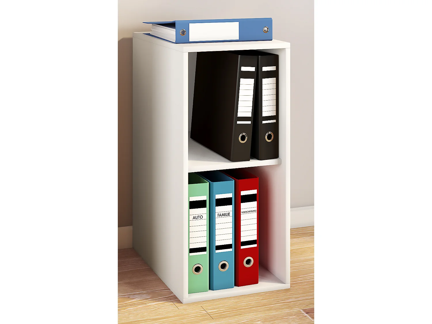 Holz Büro Regal Bücher Ordner Aktenregal Lona l 2f