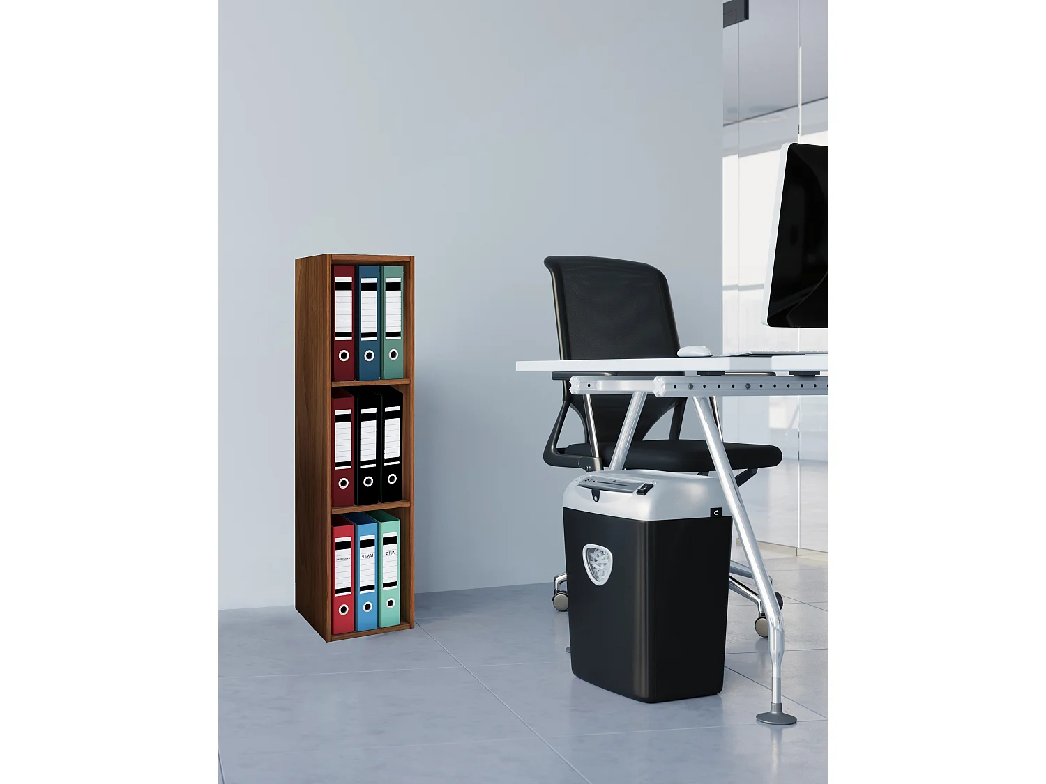 Drewniana półka Folder File Shelf Offas 3f