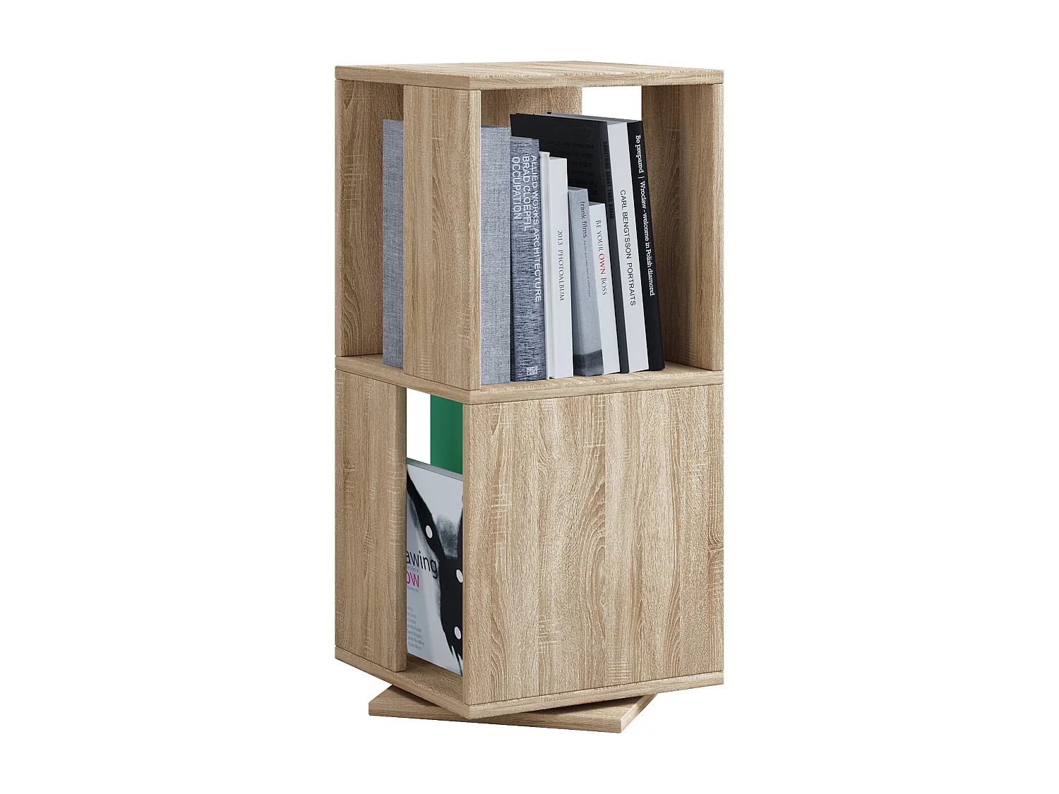 Office Shelf & Bookcase Stifta Sonoma Oak H. 74 x W. 34 x D. 34 cm