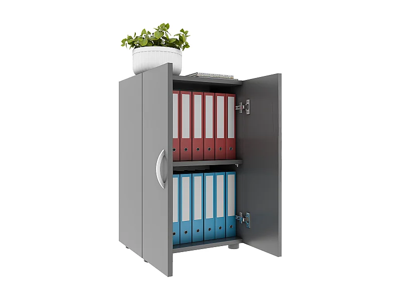 Büroschrank Bücher Ordner Aktenschrank Ulas 2fach