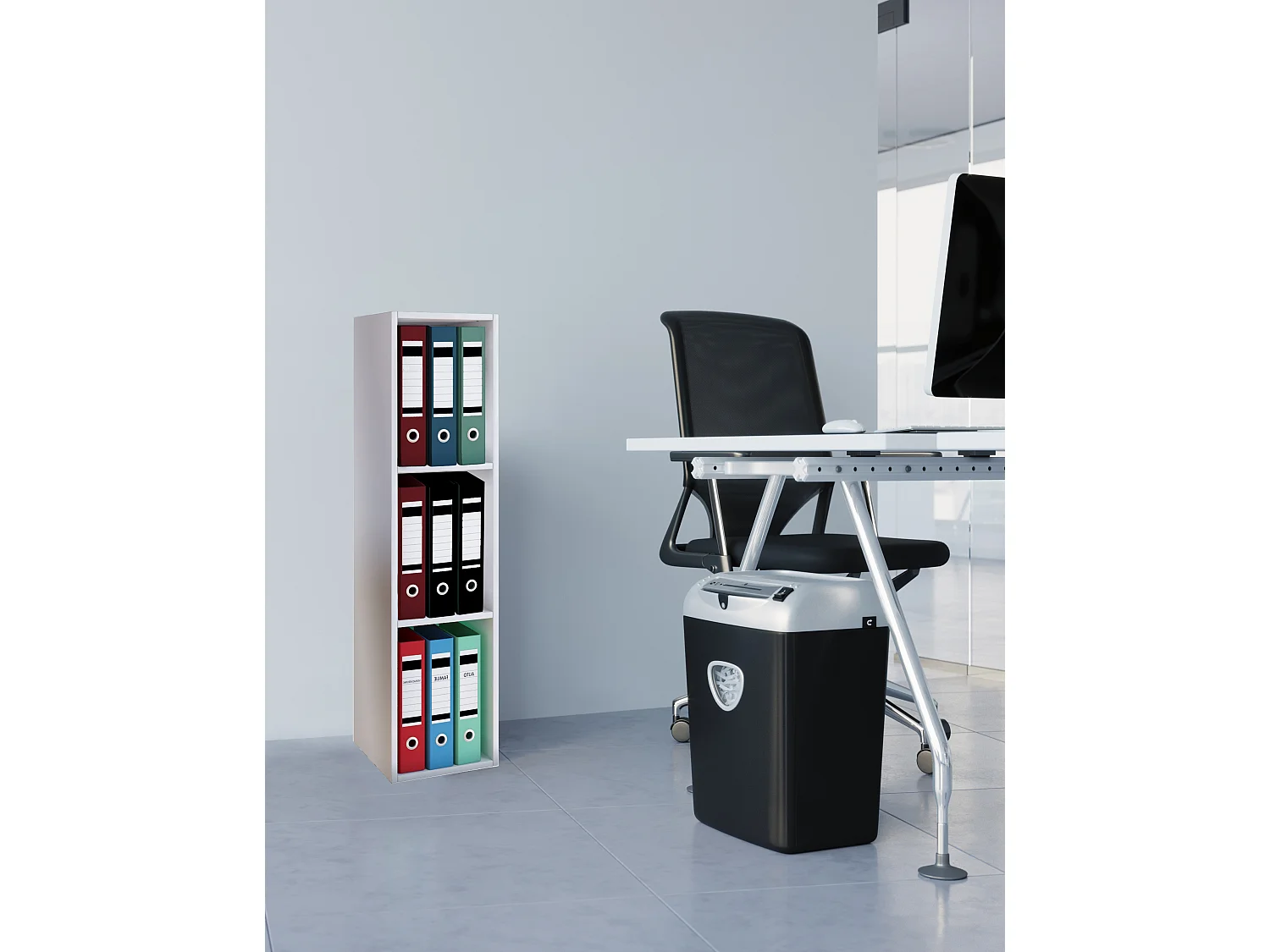 Drewniana półka Folder File Shelf Offas 3f