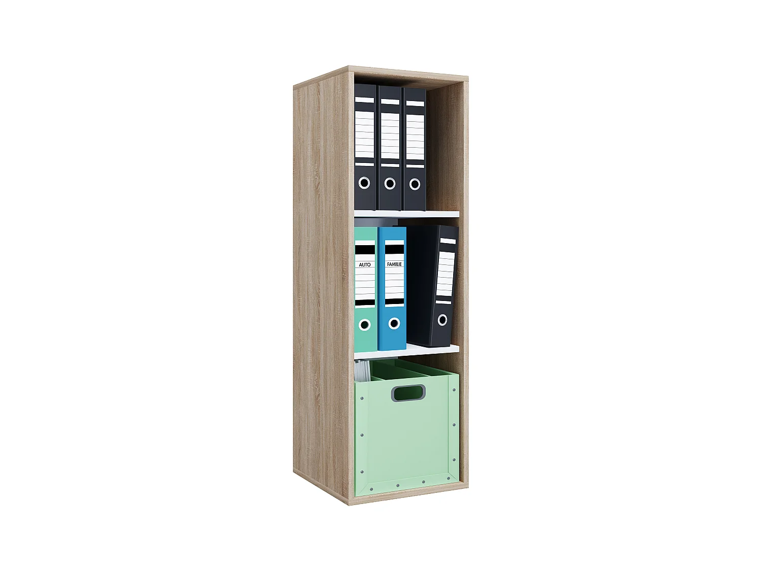 Holz Büro Regal Bücher Ordner Aktenregal Lona l 3f