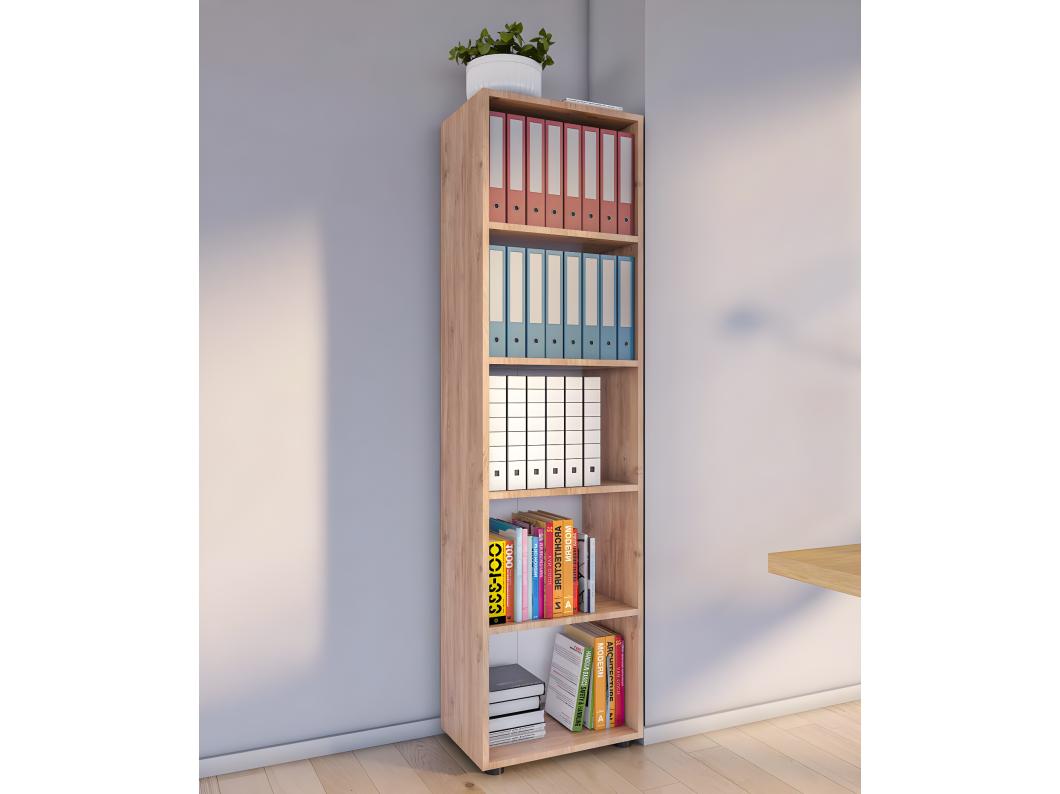 Étagère de bureau en bois Étagère à dossiers Ulas 5f