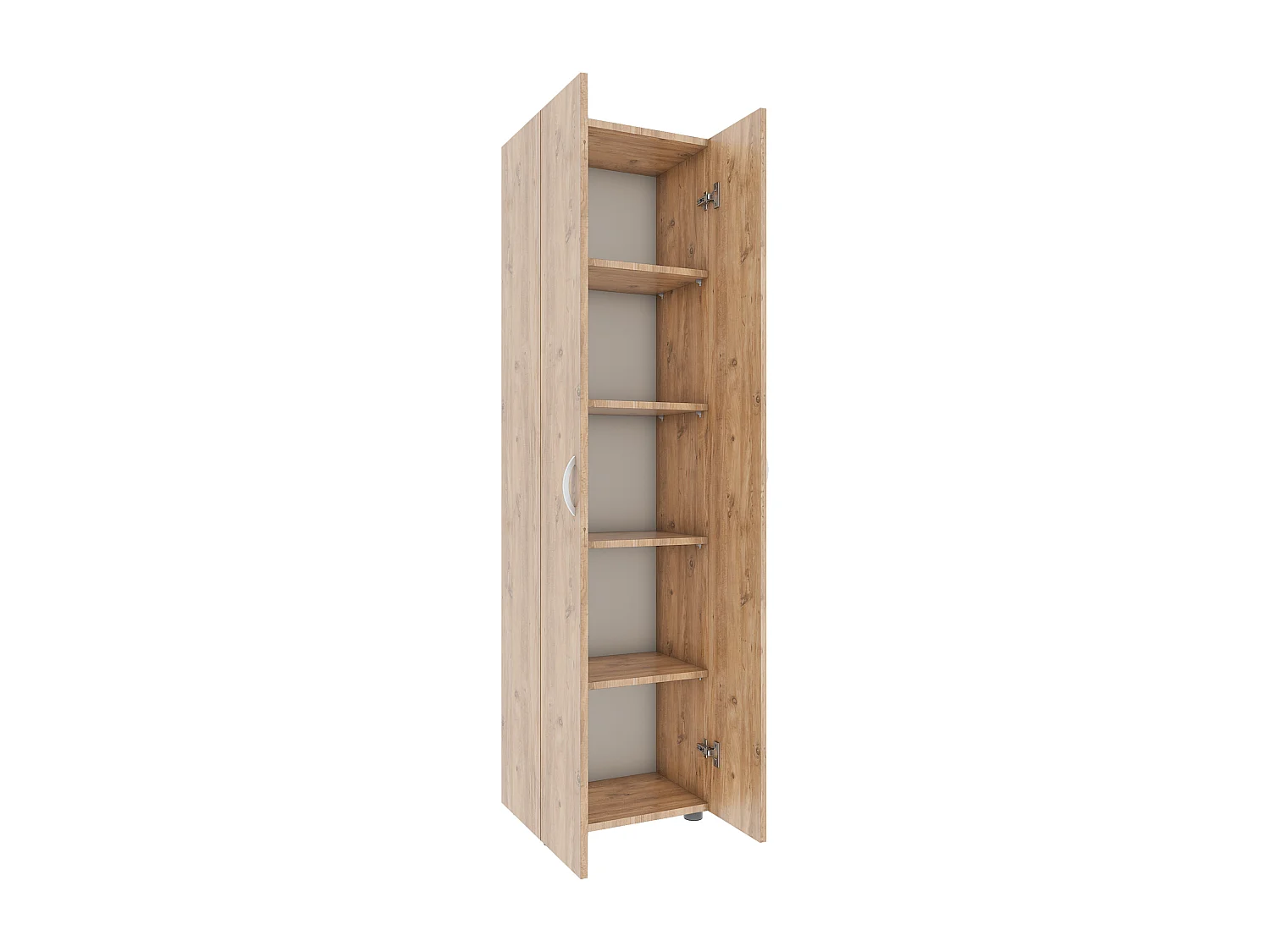 Office cabinet Ulas Honey oak H. 178 x W. 49 x D. 34 cm