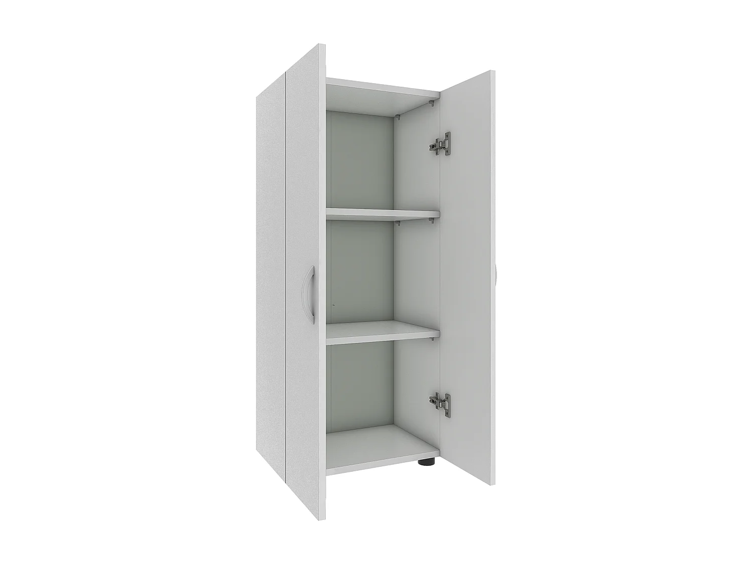 Office cabinet Ulas White H. 108 x W. 49 x D. 34 cm