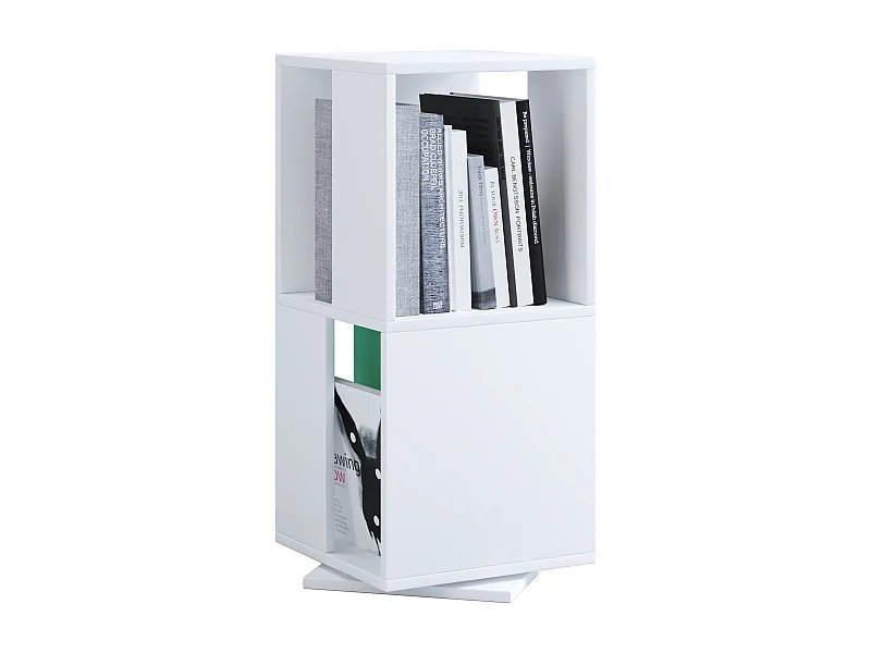 Office Shelf & Bookcase Stifta White H. 74 x W. 34 x D. 34 cm