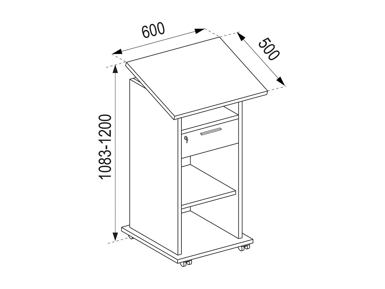Hifi Furniture Neta Black 0