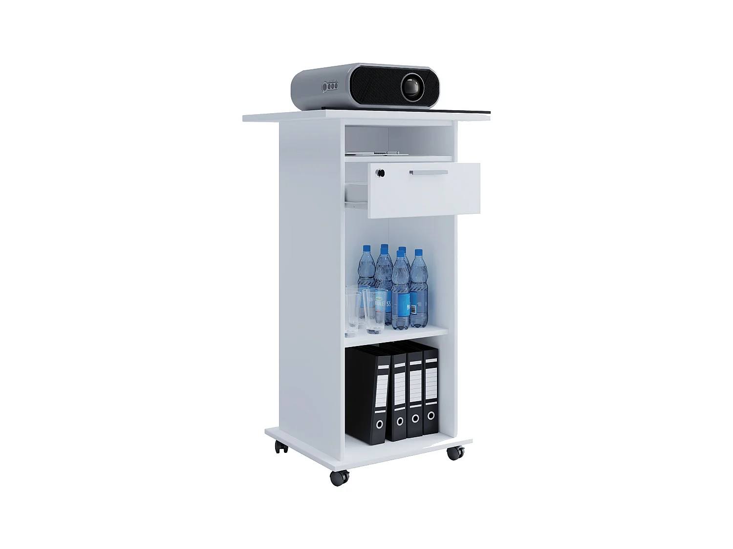 Hifi Furniture Neta White 0