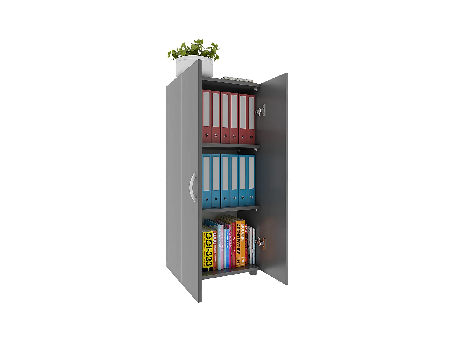 Büroschrank Bücher Ordner Aktenschrank Ulas 3fach