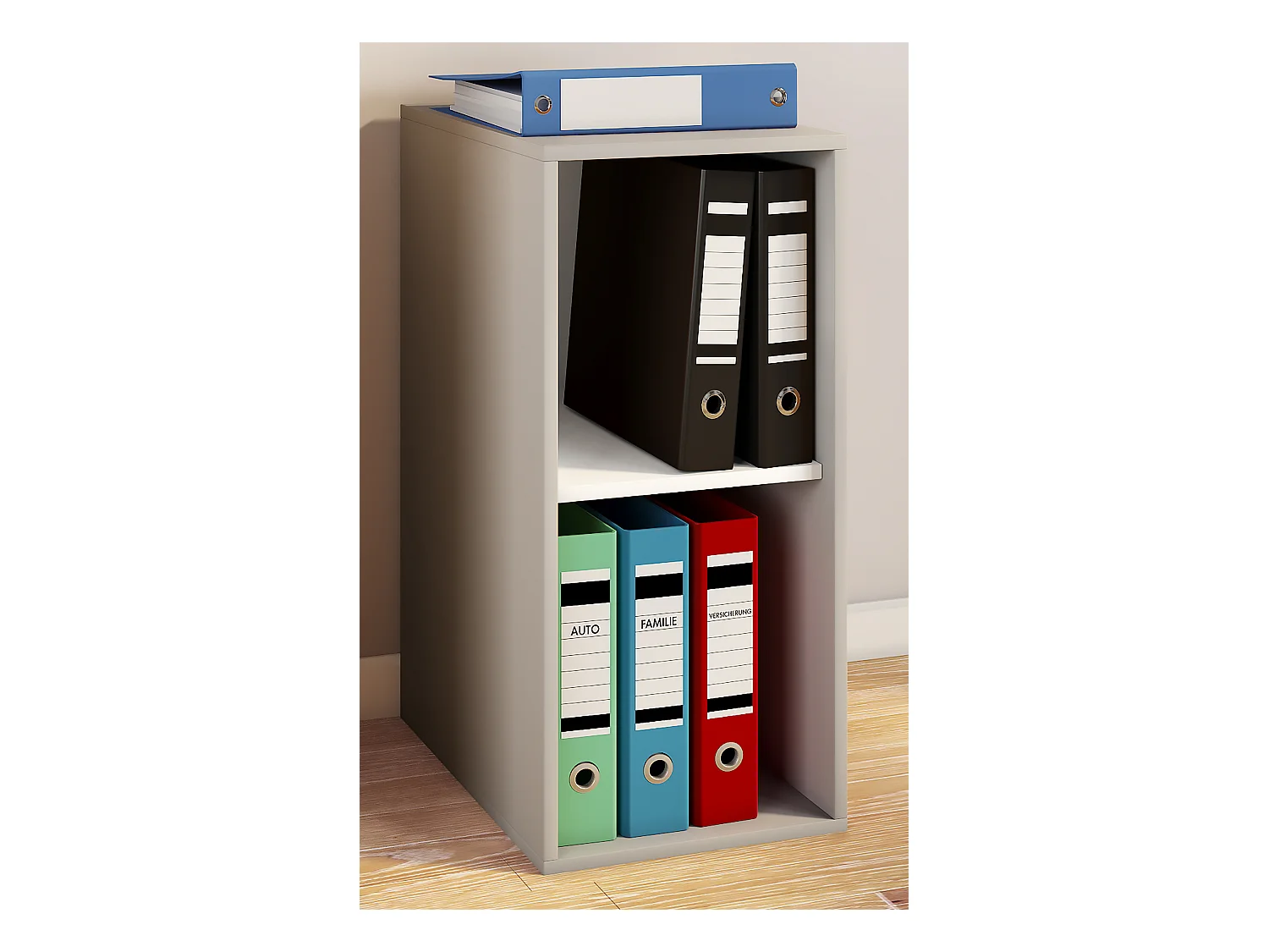 Office Shelf & Bookcase Lona Gray H. 74 x W. 35 x D. 37 cm