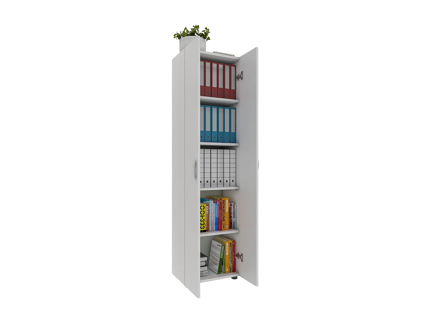 Büroschrank Bücher Ordner Aktenschrank Ulas 5fach